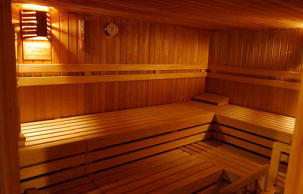 Wellness - Sauna im Ferienhaus Gudow